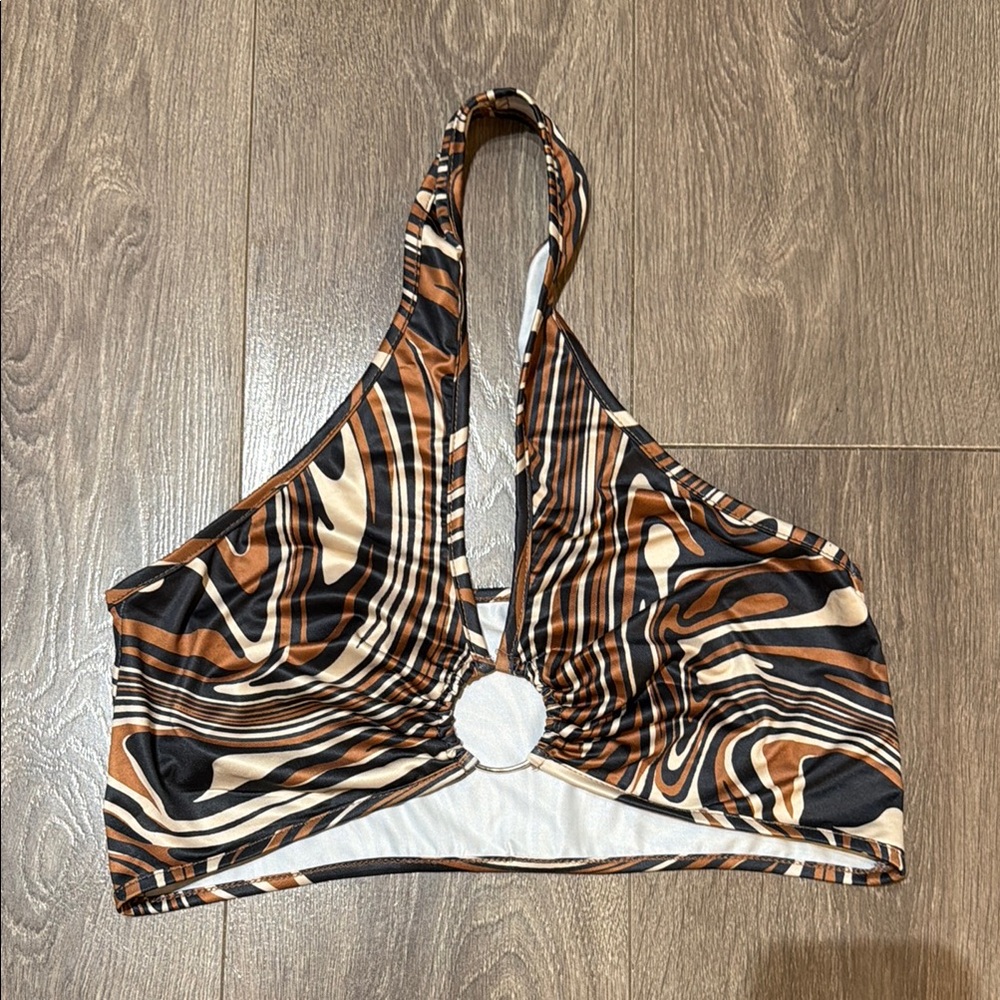 SHEIN patterned halter top size large